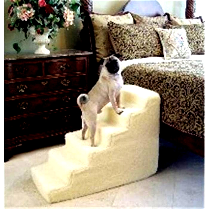 6 step foam dog stairs