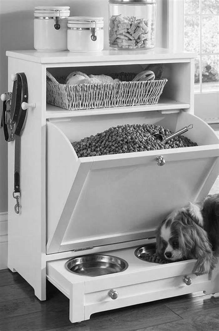 diy dog food station