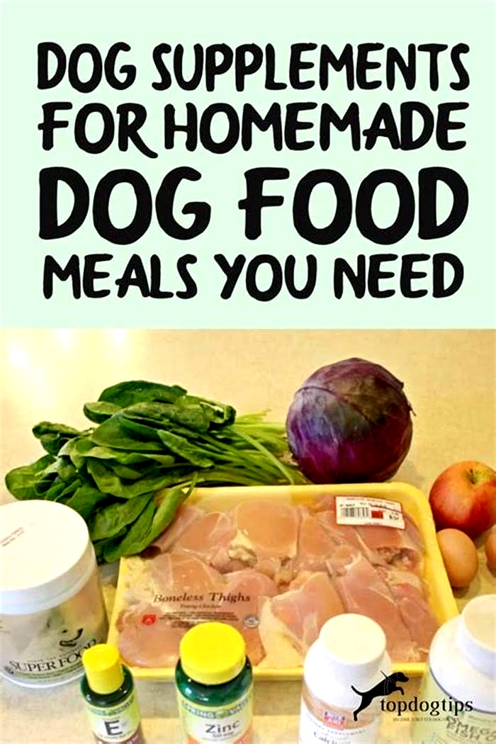 dog home cooked diet supplement