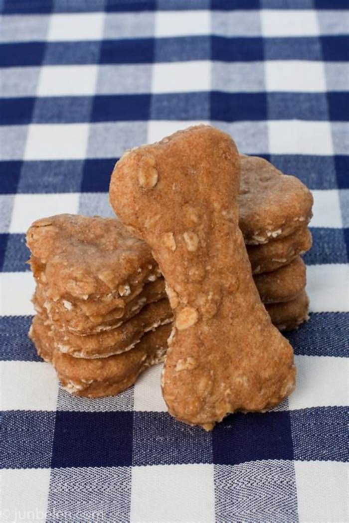 easy homemade dog treats peanut butter oatmeal