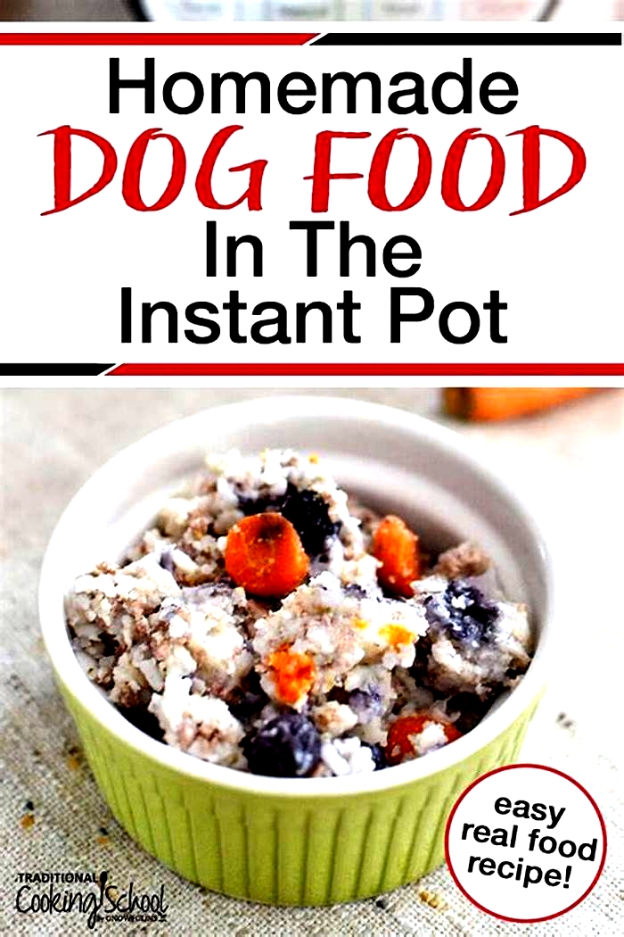 homemade dog food instant pot