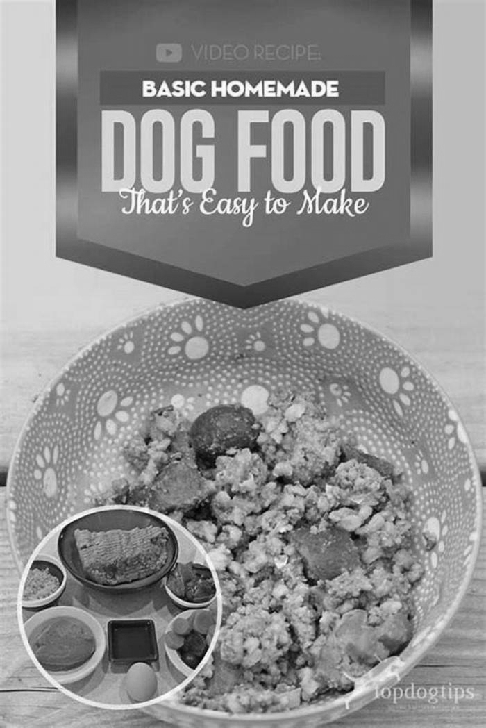 homemade dog food recipe builder