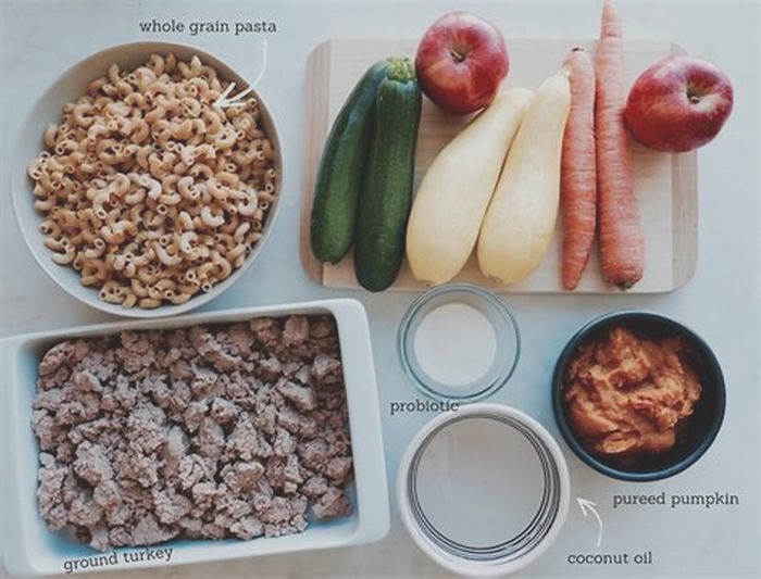 ingredients for homemade dog food diet